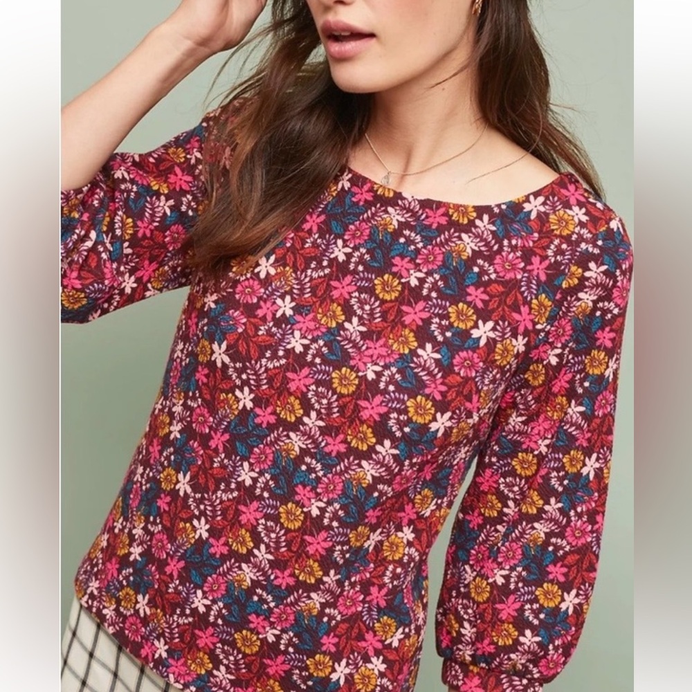 Maeve Decatur Floral Women's Top